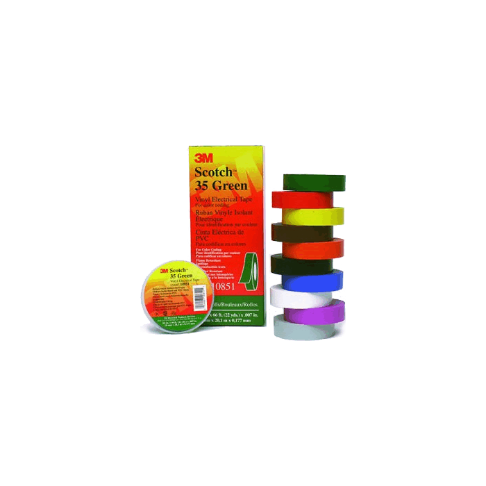 Scotch #35 Vinyl Color Coding Electrical Tape by 3M