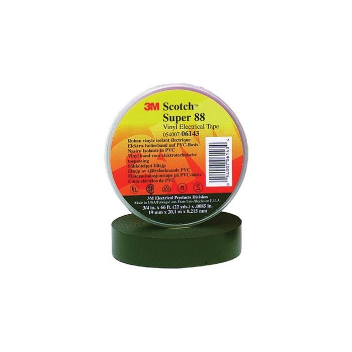 Scotch Super 88 Premium Vinyl Electrical Splice Tape by 3M