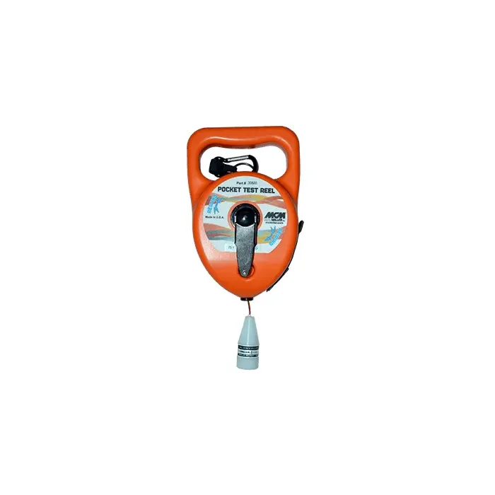 Pocket Test Reel for Cathodic Protection Testing -  Includes Submersible Adapter & 75 ft. Cable Length
