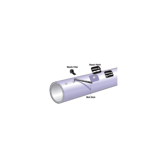 MS-1F-300 Black Melt Stick, 1" x 12" Rod, by Canusa-CPS MS-1F-300 Black Melt Stick, 1" x 12" Rod, by Canusa-CPS