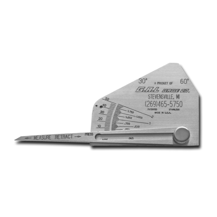 G.A.L. Gage, Cat #9C, Skew-T Fillet Weld With Calculator 