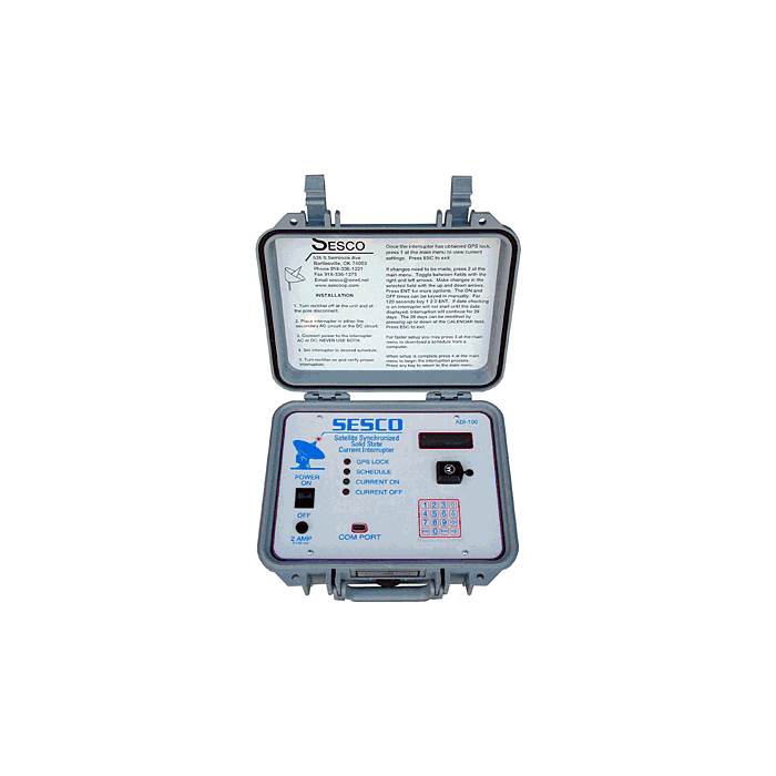 Model ADI-100 GPS Controlled Current Interrupter SESCO